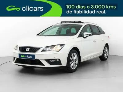 Usado Seat Leon ST Style 116 CV (85 kW) 2019 Blanco Familiar