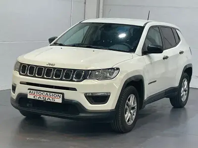 Usado Jeep Compass Sport 140 CV (102 kW) 2018 Blanco SUV