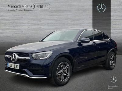 Usado Mercedes GLC300 245 CV (180 kW) 2021 Azul Coupe