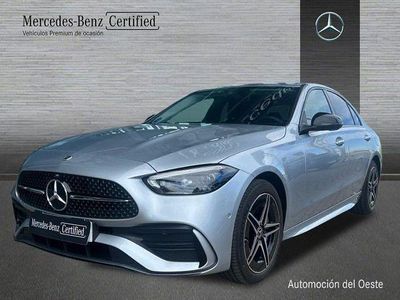 Plata hightech Usado 2024 Mercedes C300e AMG line Berlina | 53.900 € (Un poco caro)