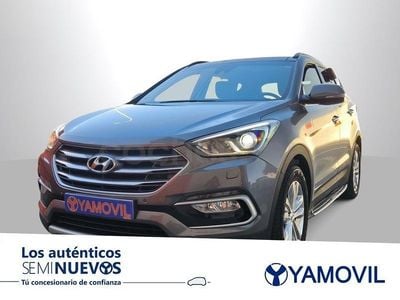 Usado Hyundai Santa Fe 201 CV (147 kW) 2016 Gris / plata SUV