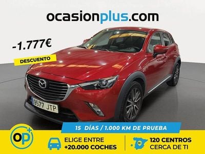 Rojo Usado 2016 Mazda CX-3 Luxury SUV | 14.713 € (Precio justo)