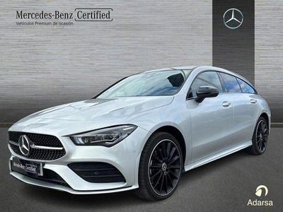 Plata iridio Usado 2023 Mercedes CLA250e Shooting Brake AMG line Familiar | 42.000 € (Un poco caro)