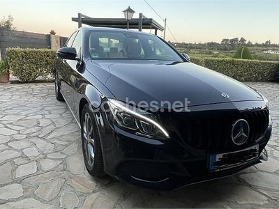 Usado Mercedes C200 150 CV (110 kW) 2018 Negro Familiar