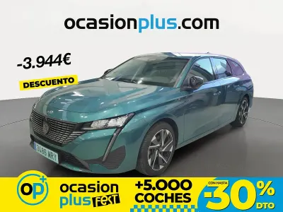 Usado Peugeot 308 Allure 130 CV (95 kW) 2024 Azul Familiar
