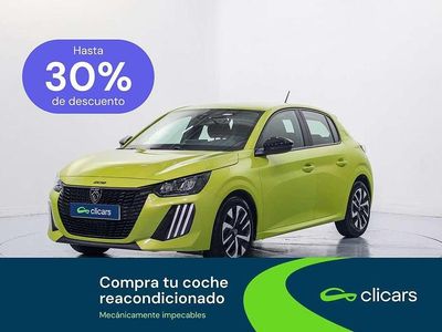 Usado Peugeot 208 Active 102 CV (75 kW) 2024 Amarillo Utilitario
