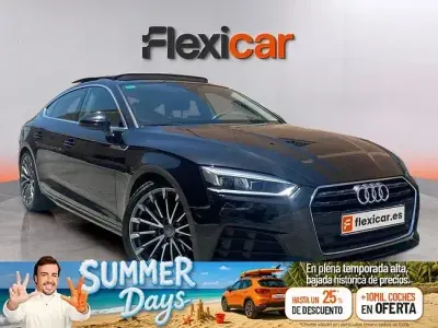 Usado Audi A5 Sportback 150 CV (110 kW) 2018 Negro Utilitario