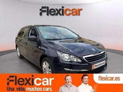 Usado Peugeot 308 SW Style 131 CV (96 kW) 2016 Azul Familiar