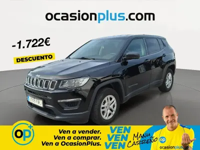 Usado Jeep Compass Sport 120 CV (88 kW) 2018 Negro SUV