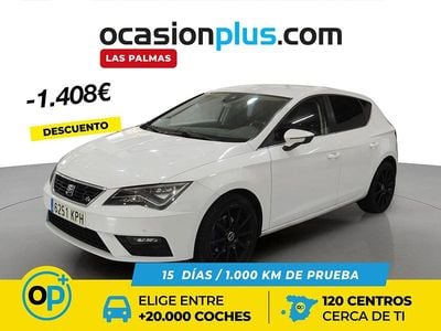 Usado Seat Leon XCELLENCE 125 CV (91 kW) 2018 Blanco Berlina