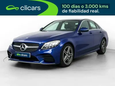 Usado Mercedes C220 194 CV (142 kW) 2019 Azul Berlina