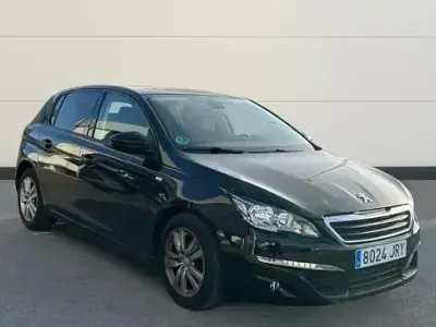 Usado Peugeot 308 Active 100 CV (73 kW) 2016 Negro Utilitario