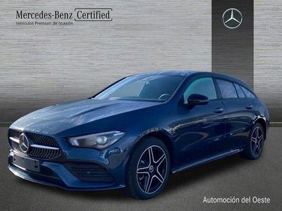 Usado Mercedes CLA250e Shooting Brake AMG line 218 CV (160 kW) 2023 Azul denim Familiar