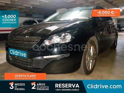 Negro Usado 2014 Peugeot 308 Active Berlina | 6190 € (Precio justo)