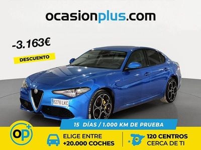 Usado Alfa Romeo Giulia Veloce 210 CV (154 kW) 2020 Azul Berlina