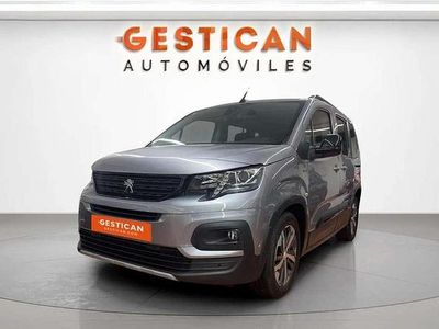 Usado Peugeot Rifter GT-line 131 CV (96 kW) 2020 Gris Monovolumen