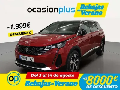 Usado Peugeot 5008 GT 131 CV (96 kW) 2021 Rojo SUV