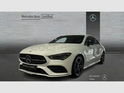 Usado Mercedes CLA200 163 CV (119 kW) 2020 Blanco Coupe