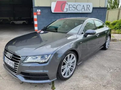 Usado Audi A7 Sportback S-Line 245 CV (180 kW) 2014 Gris / plata Utilitario