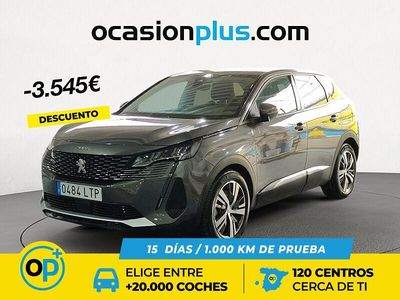 Gris / plata Usado 2021 Peugeot 3008 Allure SUV | 20.499 € (Precio justo)