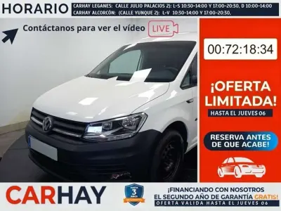 Usado VW Caddy 102 CV (75 kW) 2020 Blanco Monovolumen