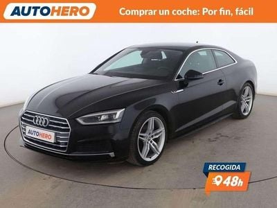 Usado Audi A5 S-Line 150 CV (110 kW) 2018 Negro Coupe