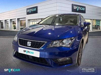 Usado Seat Leon Style 116 CV (85 kW) 2020 Azul Berlina