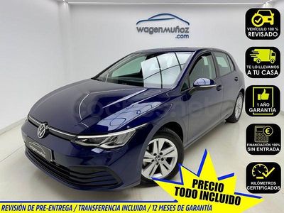 Usado VW Golf VIII 110 CV (80 kW) 2021 Azul Berlina