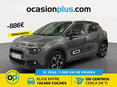 Gris Usado 2022 Citroën C3 Feel | 9750 € (Precio justo)