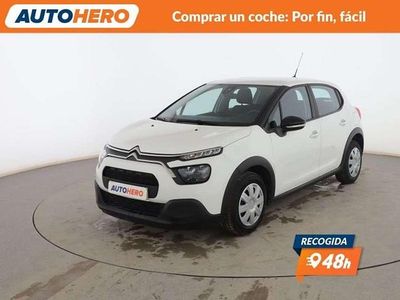 Usado Citroën C3 Live 82 CV (60 kW) 2021 Blanco Utilitario