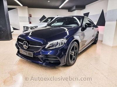 Usado Mercedes C300 258 CV (189 kW) 2021 Azul Coupe