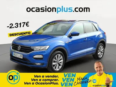 Usado VW T-Roc Advance 150 CV (110 kW) 2022 Azul SUV