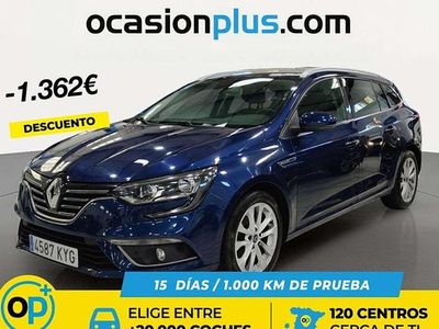 Usado Renault Mégane GrandTour Zen 140 CV (102 kW) 2019 Azul Familiar