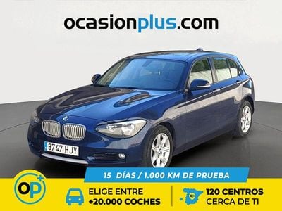 Usado BMW 116 116 CV (85 kW) 2012 Azul Utilitario