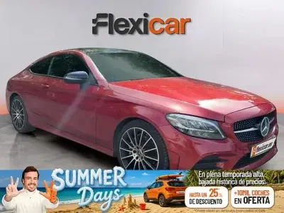 Usado Mercedes C200 184 CV (135 kW) 2019 Rojo Coupe