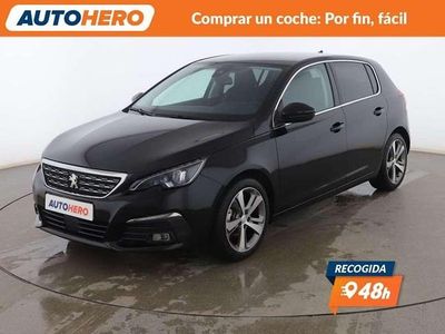 Usado Peugeot 308 Allure 131 CV (96 kW) 2018 Negro Berlina