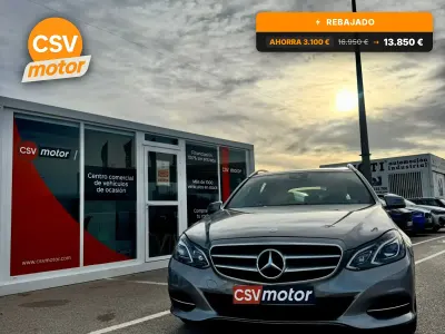 Usado Mercedes E300 Elegance 231 CV (169 kW) 2014 Gris / plata Familiar