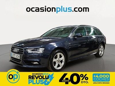 Usado Audi A4 S-Line 150 CV (110 kW) 2015 Azul Familiar