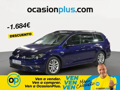Usado VW Golf VII Advance 130 CV (95 kW) 2018 Azul Familiar