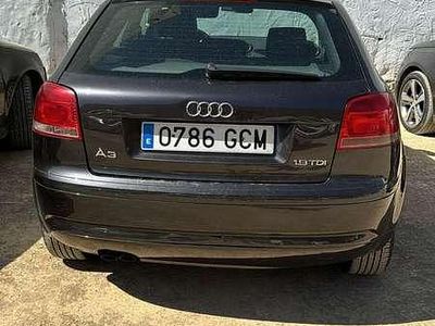 Usado Audi A3 Ambiente 105 CV (77 kW) 2008 Negro Utilitario