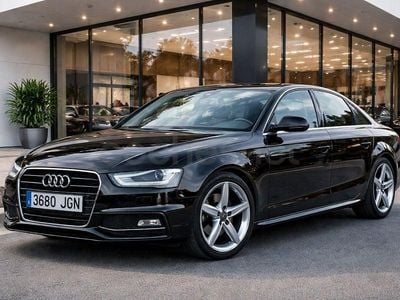 Usado Audi A4 S-Line 177 CV (130 kW) 2015 Negro Berlina