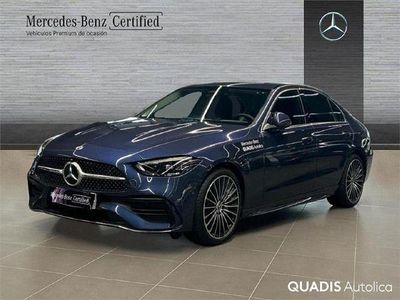 Azul sodalita Usado 2024 Mercedes C200 AMG line | 47.900 € (Precio justo)