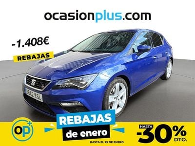 Azul Usado 2018 Seat Leon FR Berlina | 15.490 € (Precio justo)
