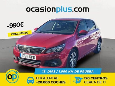 Rojo Usado 2018 Peugeot 308 Style | 10.900 € (Precio justo)