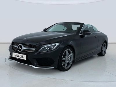 Usado Mercedes C220 170 CV (125 kW) 2018 Negro Descapotable
