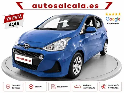 Usado Hyundai i10 GO! 66 CV (48 kW) 2018 Azul Utilitario
