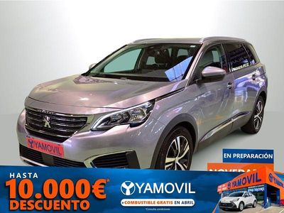 Usado Peugeot 5008 Allure 130 CV (95 kW) 2019 Gris / plata SUV