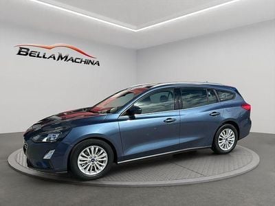 Usado Ford Focus Titanium 120 CV (88 kW) 2020 Azul Familiar