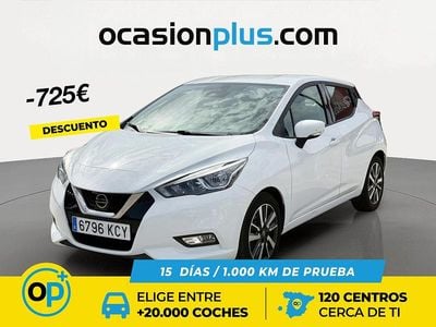 Usado Nissan Micra Acenta 71 CV (52 kW) 2017 Blanco Utilitario