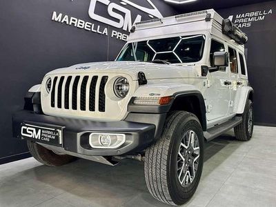 Blanco Usado 2022 Jeep Wrangler Unlimited Sahara SUV | 64.990 € (Caro)